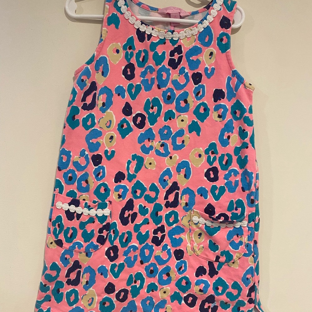 Lilly Pulitzer Pink and Blue Patterned Dress